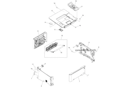 Верхняя крышка FM1-N680-000 для Canon LBP612CDW/ LBP613CDW