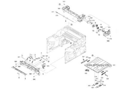 Соленоид 302HN44150 для Kyocera ECOSYS M2040dn/ M2135dn/ M2540dn/ M2635dn/ M2735dw/ P2040dn
