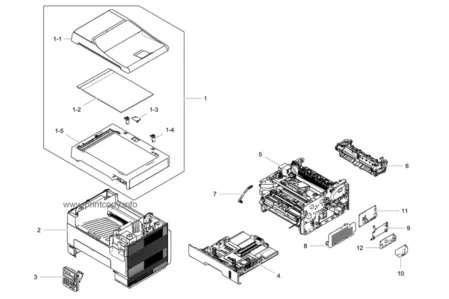 Узел сканирования JC97-03964A для Samsung SCX-4729FD