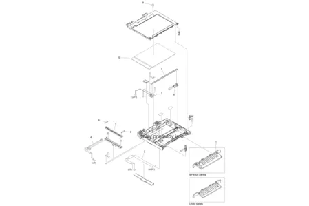 Шлейф FK3-1160 для Canon MF4410/ 4550/ 4890dw