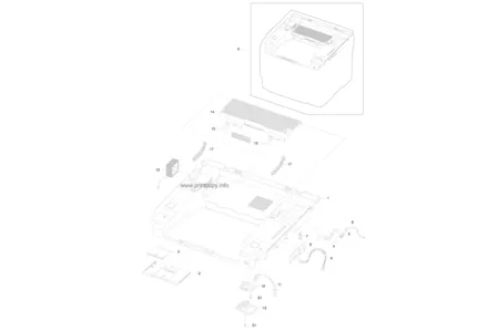 Лоток JC61-01644A | JC61-01645A для Samsung SCX-4200/ SCX-4200R/ CLX2160/ CLX2160FW
