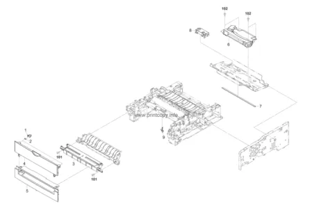 Блок лазера (сканер) 302L993070 | LK-1100 для Kyocera Mita FS-1110/ FS-1024MFP/ FS-1124MFP