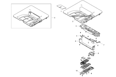 Плата панели управления с экраном  JC92-02608A | JC67-00708A для Samsung ProXpress M4020ND/ M3820ND/ M4075FR