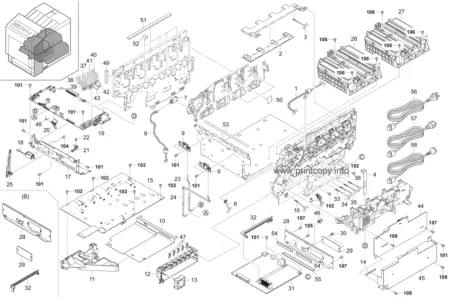 Блок лазера (сканер) 302K893040 | LK-580A | 302K893041 для Kyocera Mita ECOSYS M6030CDN/ FS-C5350DN/ ECOSYS P6030CDN/ FSC5350DN