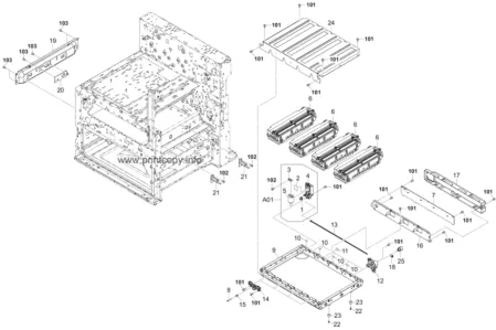 Блок лазера 302LC93061 | LK-8705 для Kyocera ECOSYS FSC8600DN/ FSC8650DN