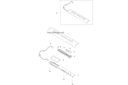 Панель управления в сборе JC63-01010A для Samsung SCX-4200