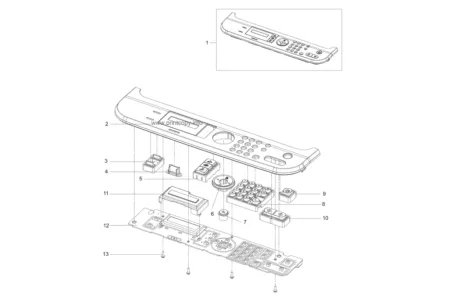Панель управления JC96-05014D | JC41-00469A | JC92-02019A для Samsung CLX3175FN