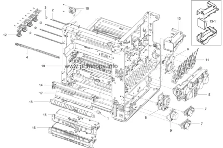 Направляющая 2-го лотка JC93-00537A для Samsung CLX9301NA/ CLX9201NA/ CLX9251NA