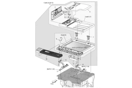 Сканер в сборе 604K70931 для Xerox WorkCentre 3045 (O)