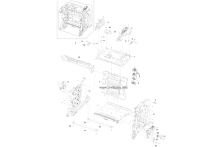 Контактная планка JC96-04488A | JC92-01867A для Samsung CLP610/ CLP660/ CLX6200FX/ CLX6210FX