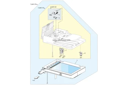 Сканер ADF в сборе 059K74113 | 062K24012 | 848K73146 для Xerox WorkCentre 6605