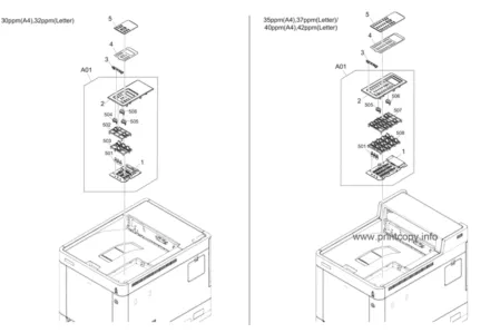 Панель кнопок 302NR94240 для Kyocera ECOSYS P6035cdn/ P6130cdn/ P7040cdn