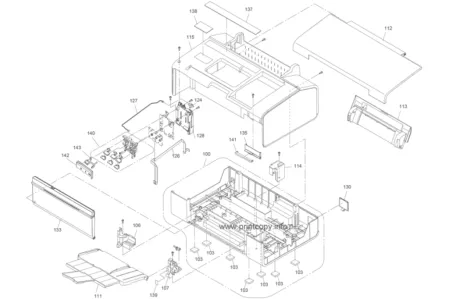 Лоток выходной 1465134 | 1511474 для Epson Stylus Photo R285/ R295/ P50/ T59/ L800/ T50