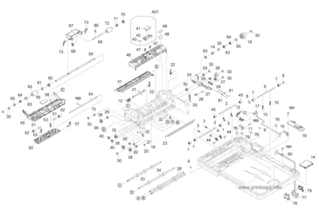 Плата управления двигателем автоподатчика 303LJ94010 для Kyocera Mita ECOSYS M6026cdn/ M2035dn/ FS-1028MFP