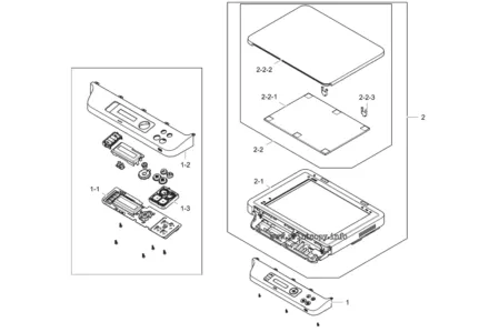 MFA COVER-KEY HOLDER, CLX-3305FW,HIPS,2.0T,55 для Samsung CLX3300 MFA COVER-KEY HOLDER, CLX-3305FW, JC63-03846A для моделей Samsung CLX3300