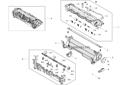 Крышка фьюзера JC61-04363A Samsung SCX-4727 Fuser GUIDE-REAR для Samsung ML2950ND . Fuser GUIDE-REAR