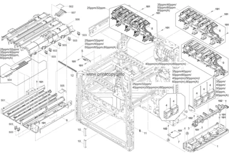 Узел подачи тонера 302ND94190 для Kyocera ECOSYS P8060CDN/ TASKalfa 2552CI/ 3252CI/ 3552CI/ 4002I/ 4052CI/ 5002I/ 5052CI/ 6002I/ 6052CI