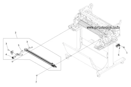 Двигатель ножа QM4-6701-000 для Canon imagePROGRAF TA20/ TA30/ TM200/ TM205/ TM5200/ TM5205/ TM300/ TM305/ TM5300/ TM5305