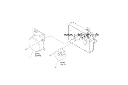 Узел привода печи FM0-0034 для для Canon imageRUNNER C1225/ C1325/ MF810Cdn