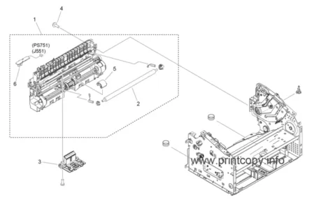 Датчик подачи бумаги FM4-6848-000 для Canon LBP6020/ 6000