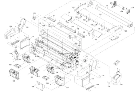 Панель управления в сборе (с платой) 1624279 | 1701396 для Epson SureColor T7000 (O)