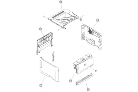 Передняя дверца принтера RM1-6434 для HP LaserJet P2035