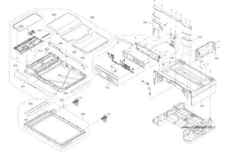 Панель управления в сборе 1576119 для Epson WF-7515/ PX1600F/ WF7510/ WF7511