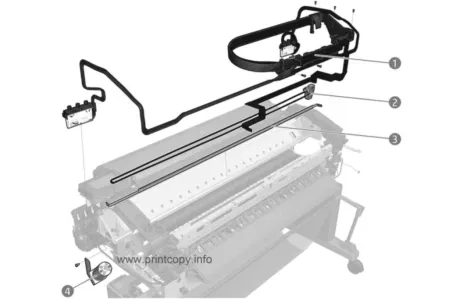 Лента энкодера CR357-67022 для HP DesignJet T3500/ T1500/ T2500
