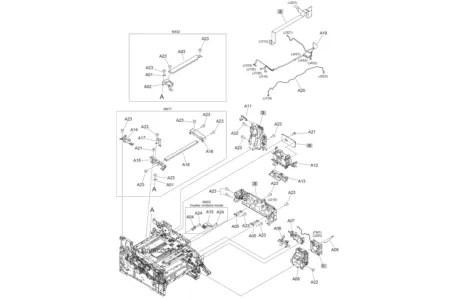Шлейф  RK2-6298-000CN для HP LaserJet M477fdw Pro Color MFP