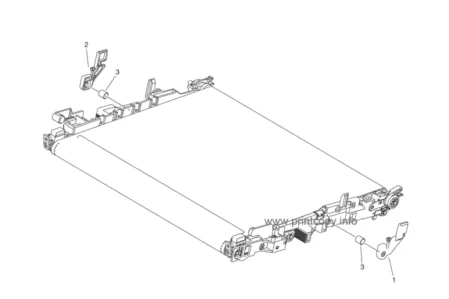. 535 INTERMEDIATE TRANSFER BELT ASSEMBLY LEVER, I.T.B. LOCK, LEFT для Canon iRC2380i . 535 INTERME FC5-7654-000 для моделей Canon iRC2380i