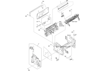 Плата питания RM1-3942 для HP LaserJet M1005 MFP