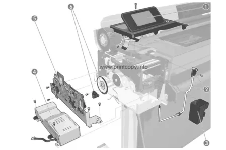 Блок питания CQ890-67025 | CM751-60045 | CM751-60190 для HP DesignJet T120/ T520 (O)