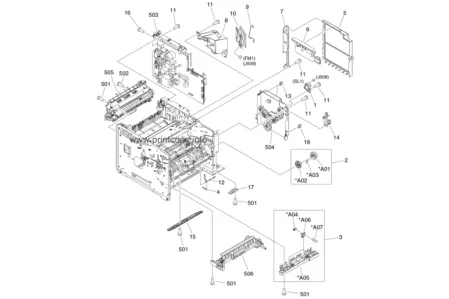 Плата питания RM1-3731 | RM1-4038 | RM1-4037 для HP LaserJet P3005/ M3027/ M3035