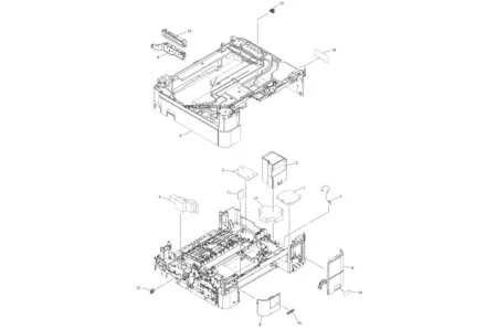 Плата питания RM1-8103 | RM1-8092 для HP LJ M570dn/ Color MFP Laserjet 500 M551/ M570