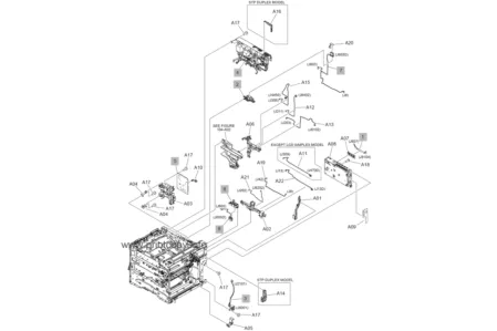 Низковольтная плата питания RM2-6798 | RM2-8951 для HP LJ Enterprise M607/ 608/ 609/ 631/ 632/ 633