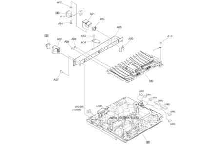 Плата питания RM2-6349 | RM2-7642 | RM2-7658 для HP LJ Enterprise M604/ M605/ M606
