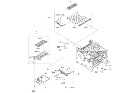 Высоковольтная плата питания RM1-3758 | RM1-4039 для HP LaserJet P3005/ M3027/ M3035