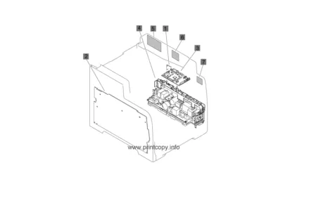 Высоковольтная плата питания RM1-8031 для HP LaserJet Pro Color MFP M375/ Pro 400
