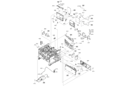 Плата питания печи RM2-7126 | RM2-7125 для для HP Color LaserJet Enterprise M552dn/ M553dn/ M577/ E57540