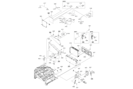 Высоковольтная плата питания RM2-0462 для HP LaserJet M651/ M680