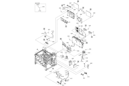 Плата питания RM2-8420 | RM2-8422 для HP LaserJet M652dn/ M681dh