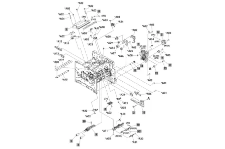 Соленоид захвата из кассеты (лотка 2) RK2-4078-000CN для HP LaserJet Enterprise 600 M601
