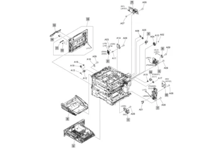 Соленоид RM2-9051 | TDS-F06B-73 для HP LaserJet Enterprise M607/ M608/ M609/ MFP M631/ MFP M632/ MFP M633