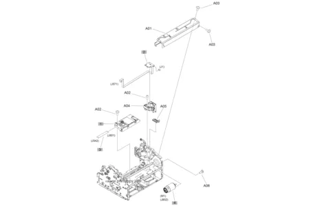 Лазерный сканер (блок лазера) RM2-5126 HP  LaserJet Pro MFP M125/ M126/ M127/ M128 (О)