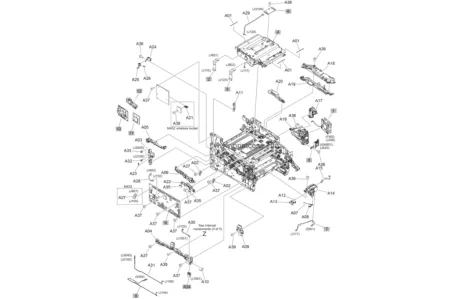 Блок лазера RM2-5611 RM2-5612-000CN для HP LaserJet M477fdw Pro Color MFP