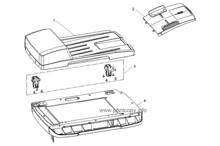Планшетный сканер CB532-67905 для HP LaserJet M2727 MFP