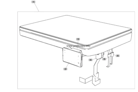 Блок сканера A3E42-60101 для HP LJ PRO MFP M435