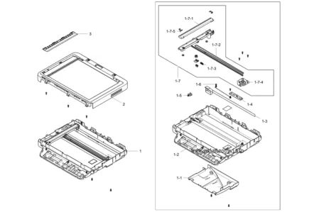 Узел сканирования JC63-03554A | JC97-05116A для HP 178nw/  179fnw/ Samsung CLX3305FN/ SLC460/ SLC480FN