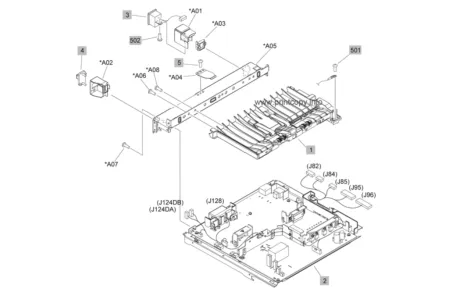 Кабель с разъёмом RM1-5079-000CN для HP LaserJet P4014/ P4015/ P4515