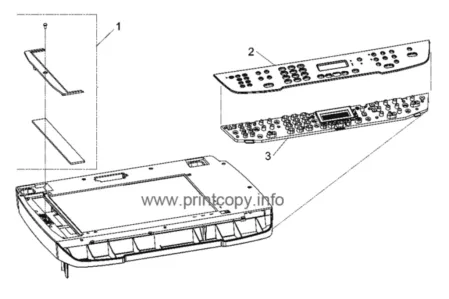 Панель управления CB532-60101 для HP LaserJet M2727 MFP